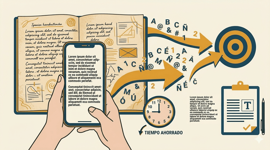 Cómo convertir notas escritas a mano a texto digital en línea